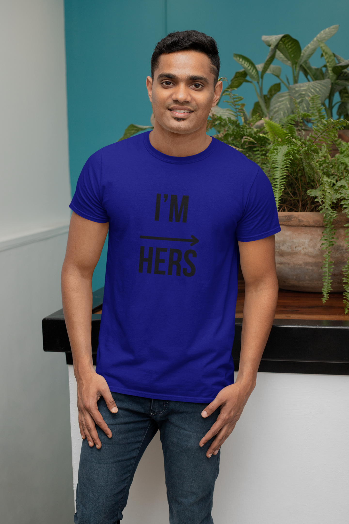 I’m Hers Couple T-Shirt – Bold & Playful Statement Tee for Him
