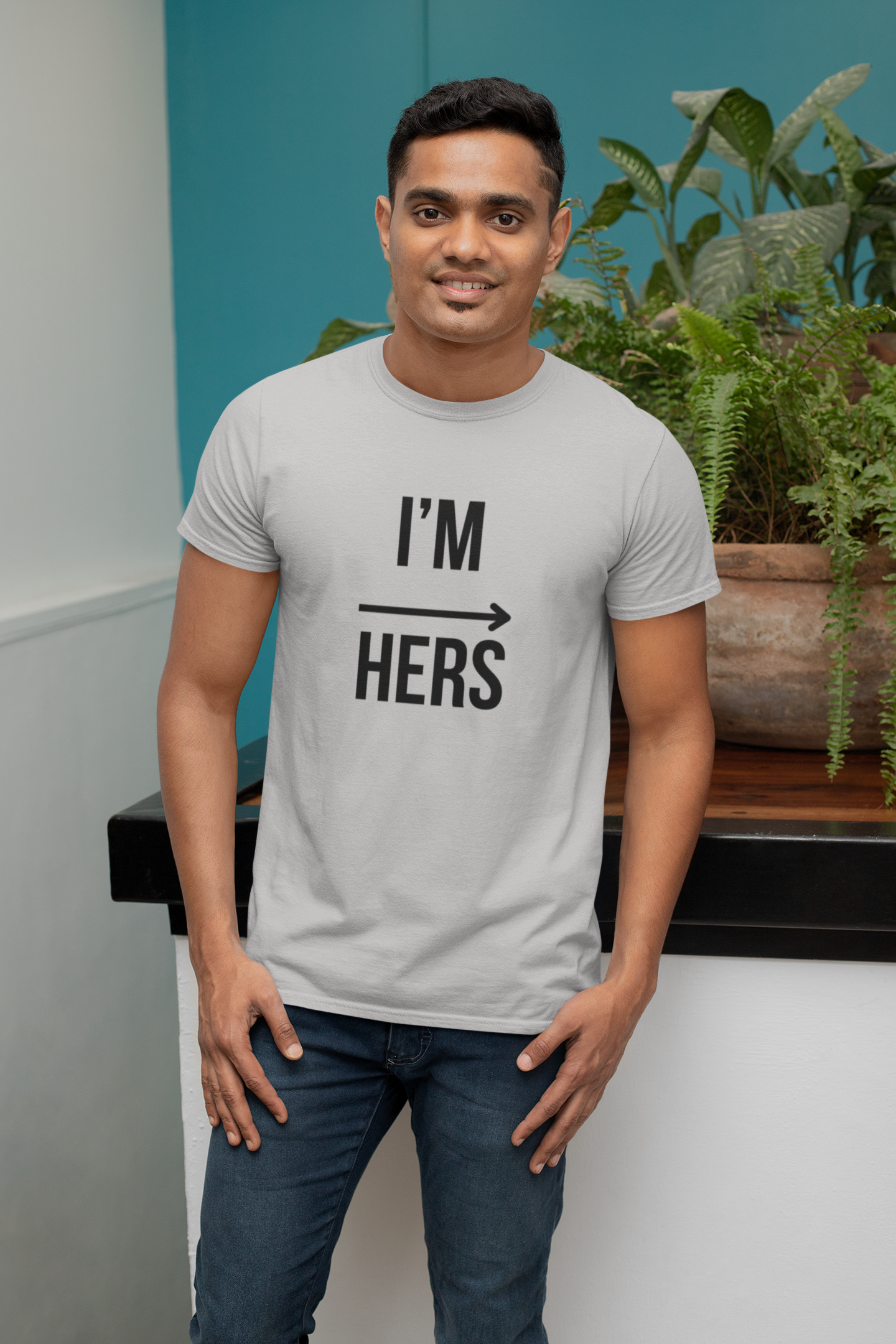I’m Hers Couple T-Shirt – Bold & Playful Statement Tee for Him
