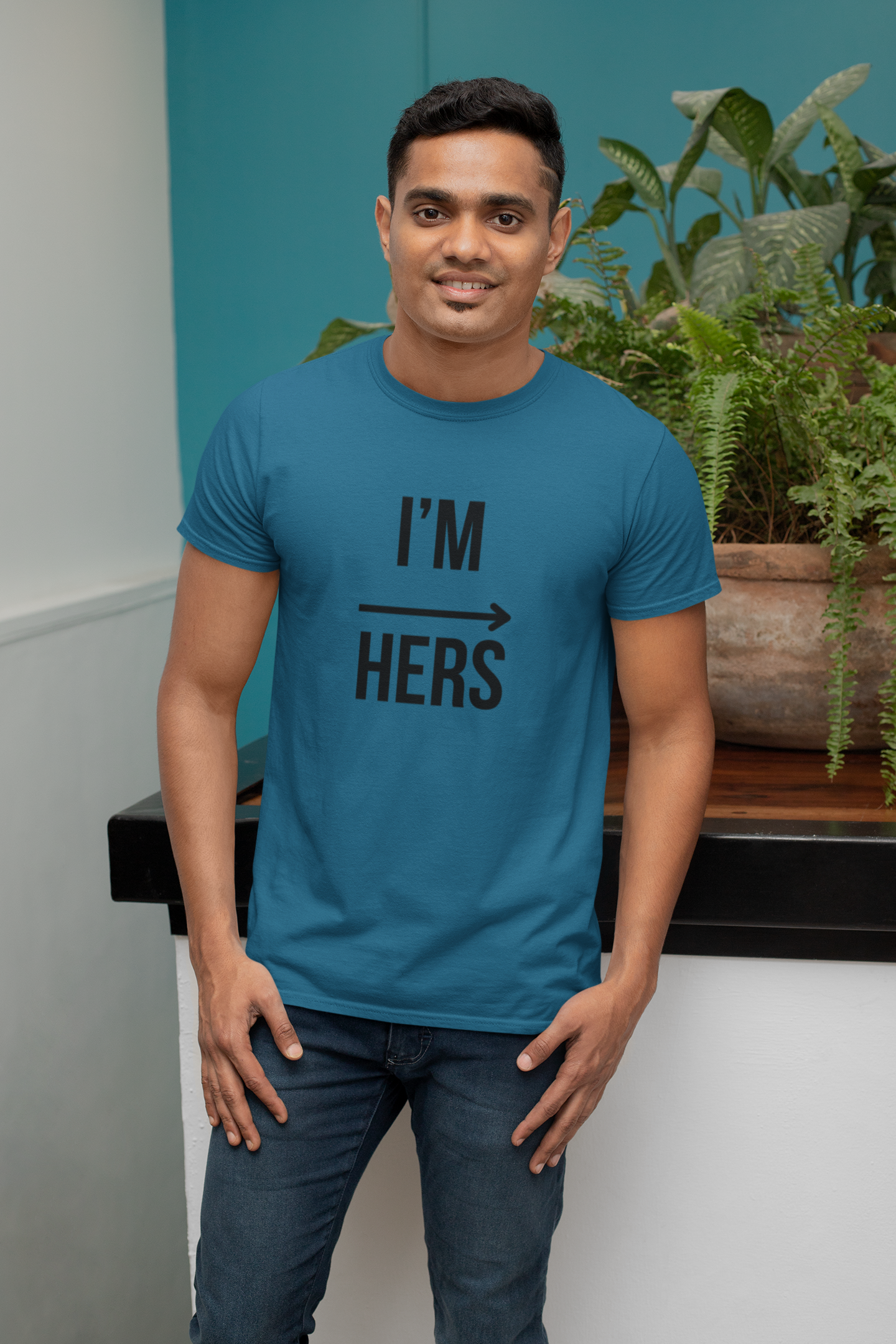 I’m Hers Couple T-Shirt – Bold & Playful Statement Tee for Him