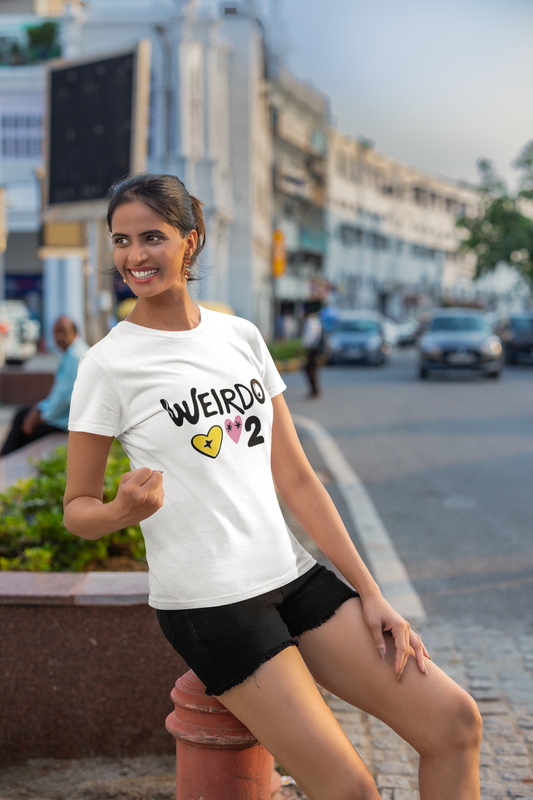 Weirdo 2 Emoji Tee – For the Cute, Crazy Half