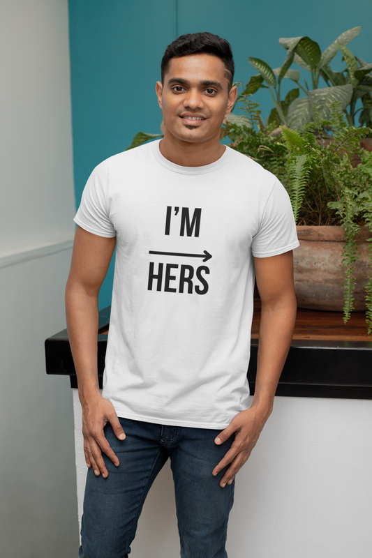 I’m Hers Couple T-Shirt – Bold & Playful Statement Tee for Him