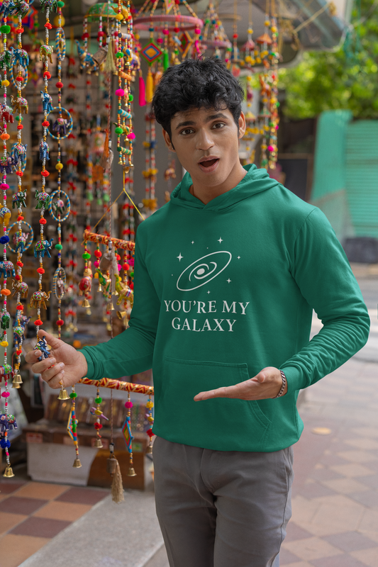 Men’s Cosmic Hoodie – "You’re My Galaxy" | AYIRRA Celestial Collection