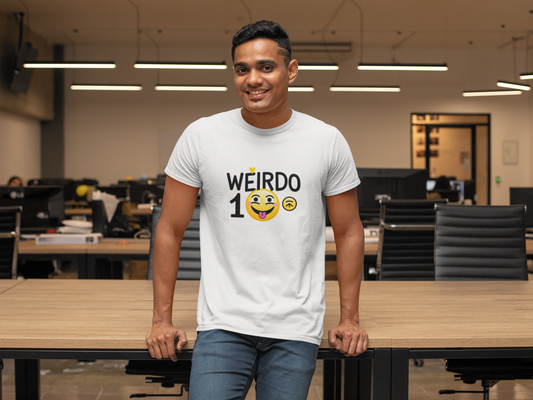 Weirdo 1 Emoji T-Shirt – Because Love is Crazy Fun