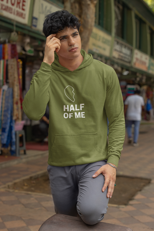 Men’s Statement Hoodie – "Half of Me" | AYIRRA Love Collection