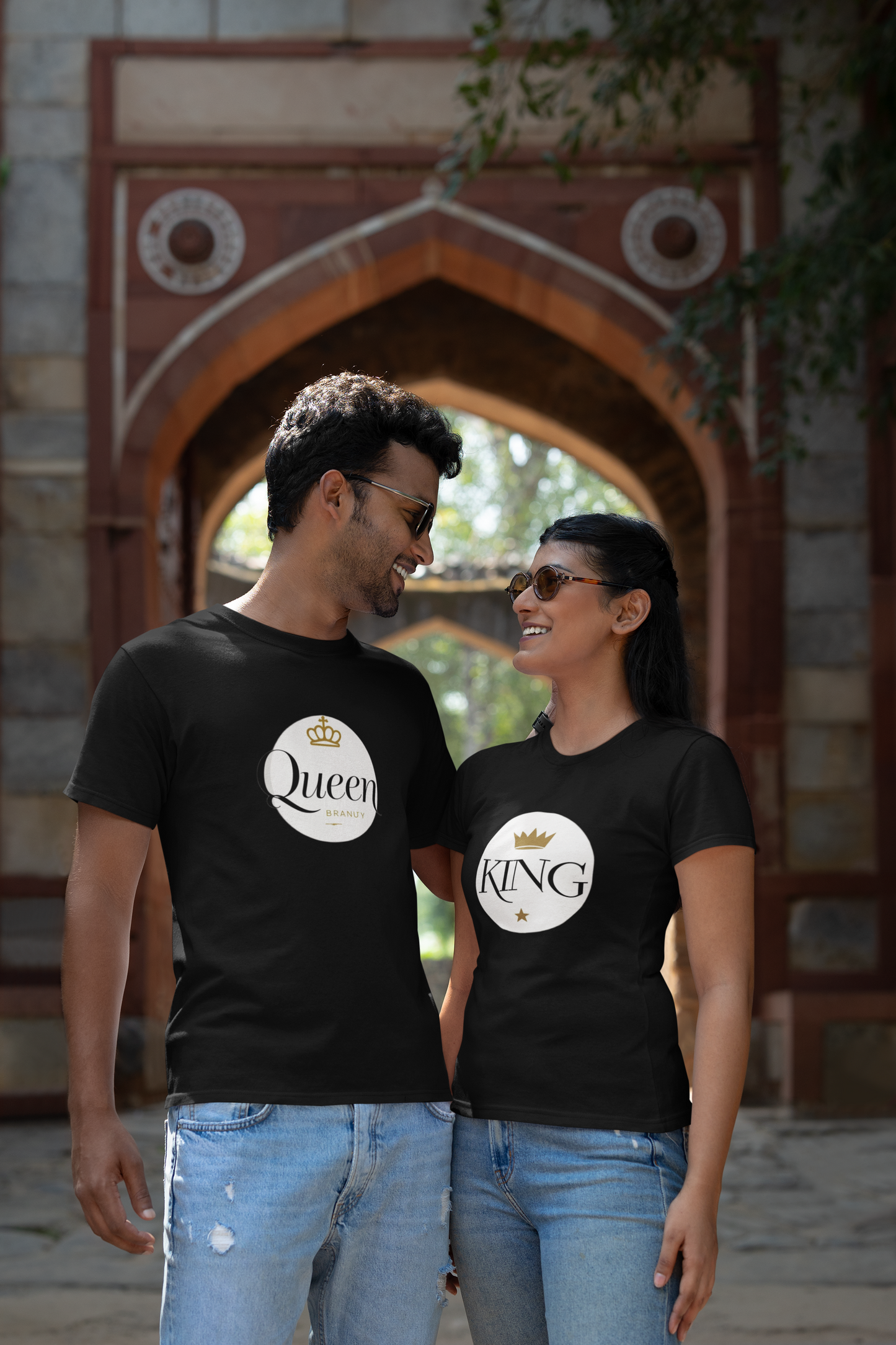 AYIRRA Minimal Couple wear – King & Queen Black Edition for Couples Who Rule Together