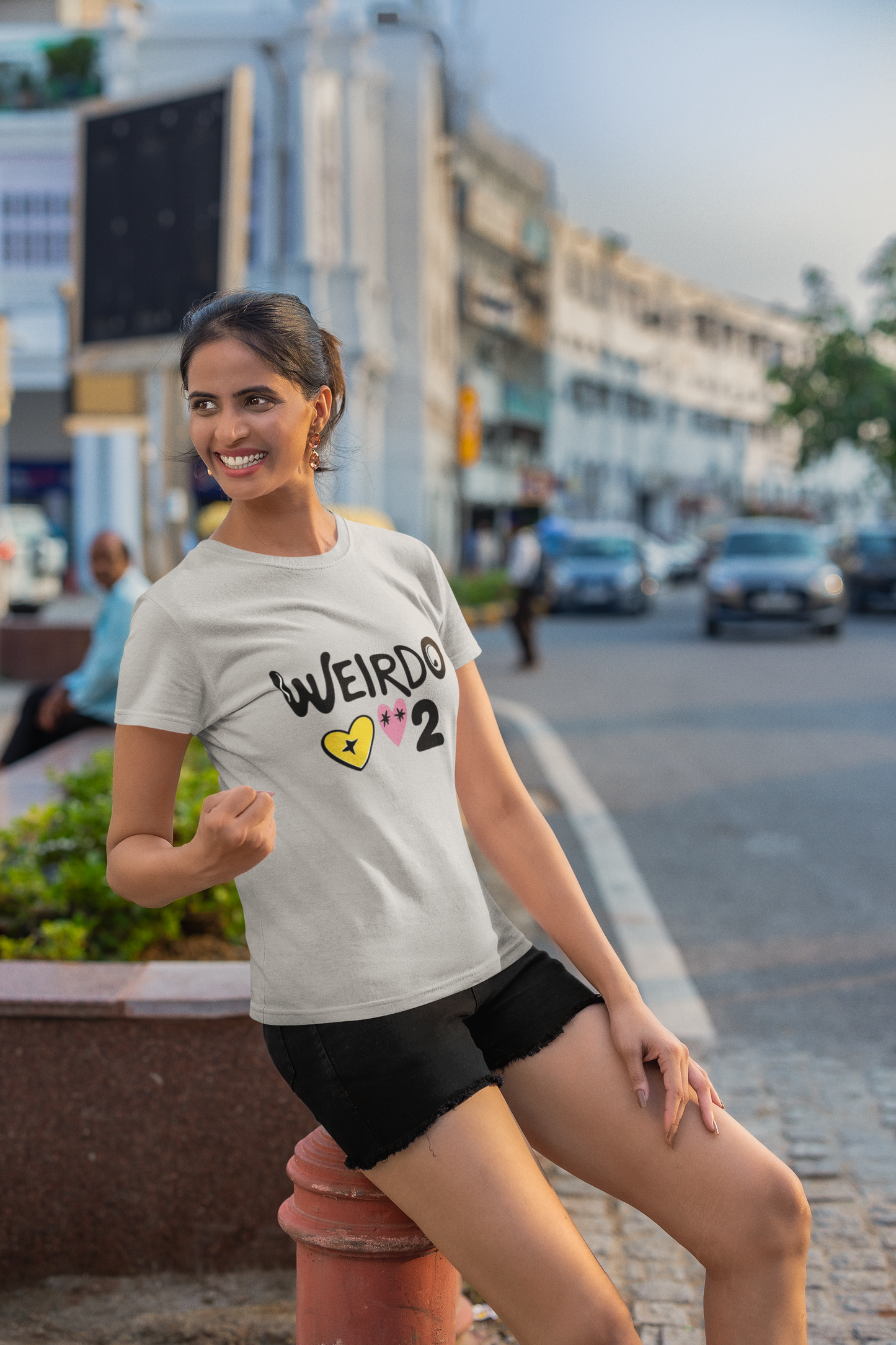 Weirdo 2 Emoji Tee – For the Cute, Crazy Half