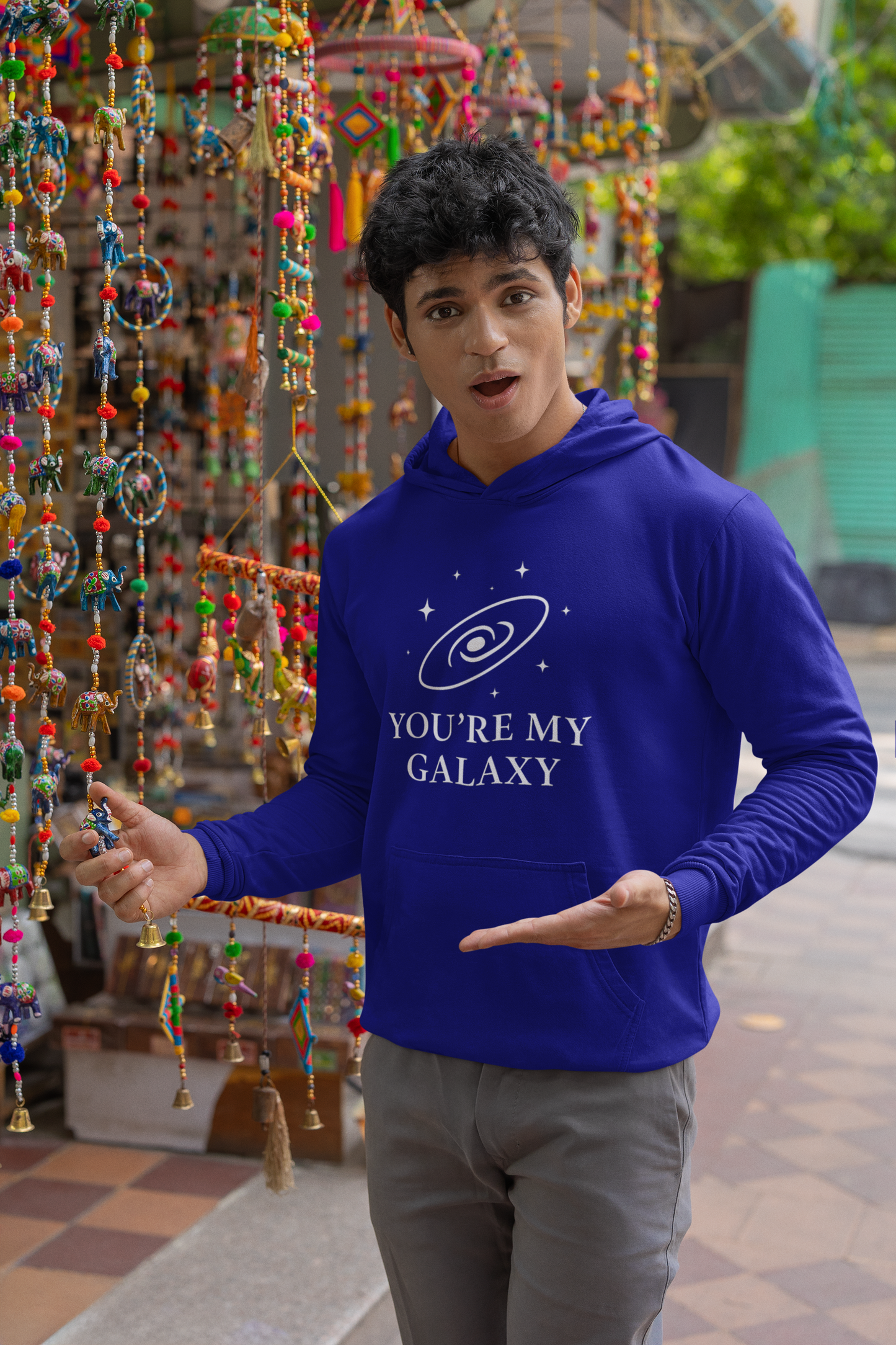 Men’s Cosmic Hoodie – "You’re My Galaxy" | AYIRRA Celestial Collection