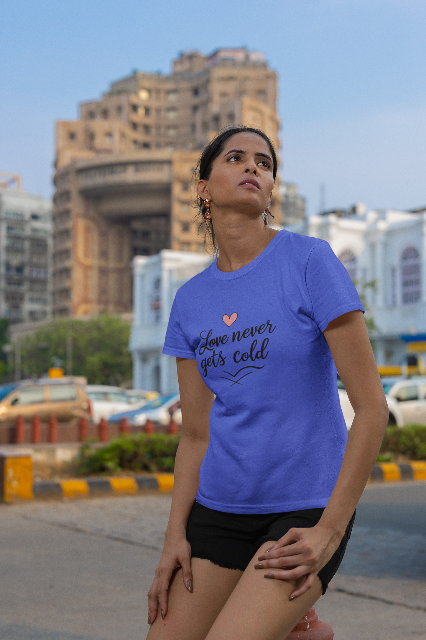 Love Never Gets Cold T-Shirt – Warm Words, Soft Cotton
