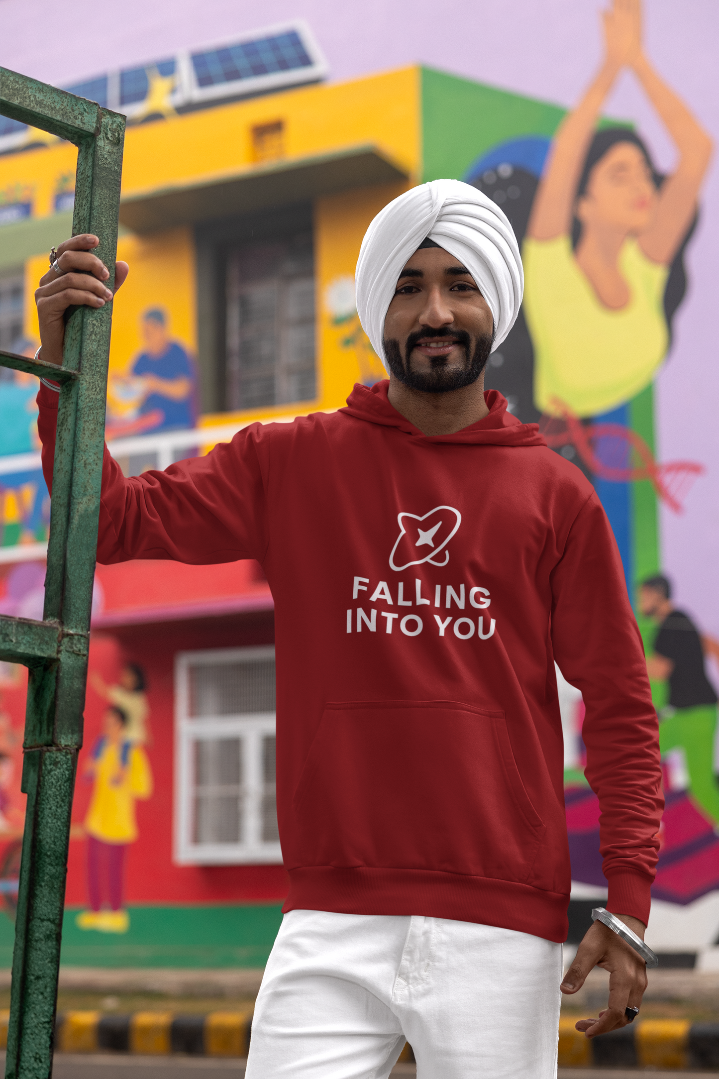 Men’s Gravity Hoodie – “Falling into You” | AYIRRA Orbit Collection