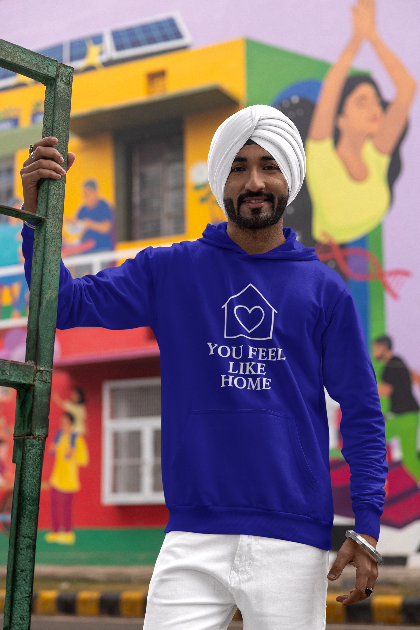 Men’s Cozy Hoodie – "You Feel Like Home" | AYIRRA Comfort Collection