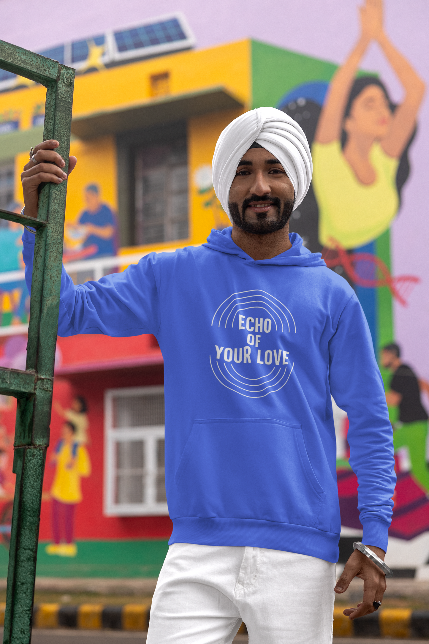 Men’s Poetic Hoodie – "Echo of Your Love" | AYIRRA Soul Series