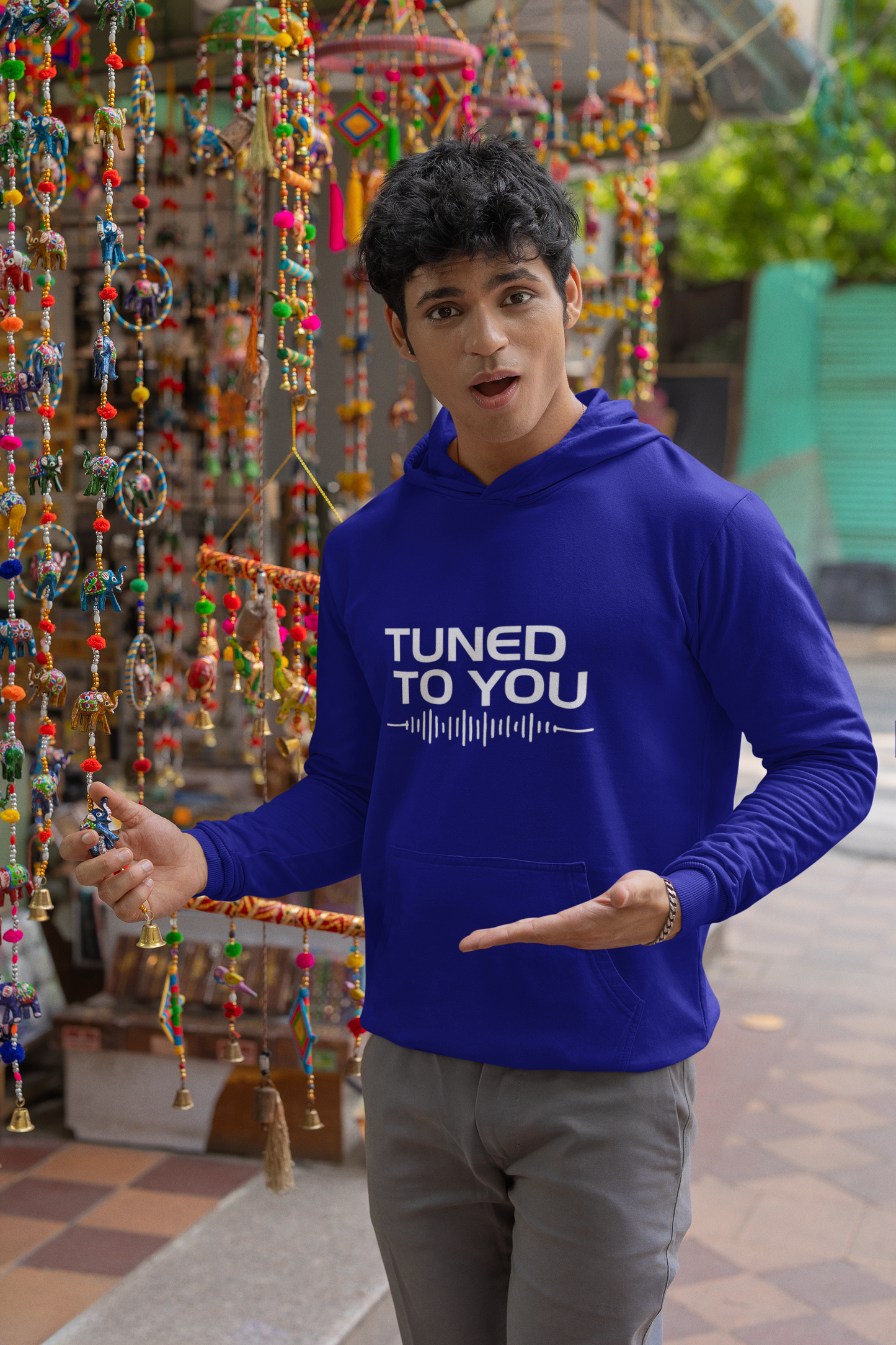 Men’s Frequency Hoodie – "Tuned to You" | AYIRRA Vibe Collection