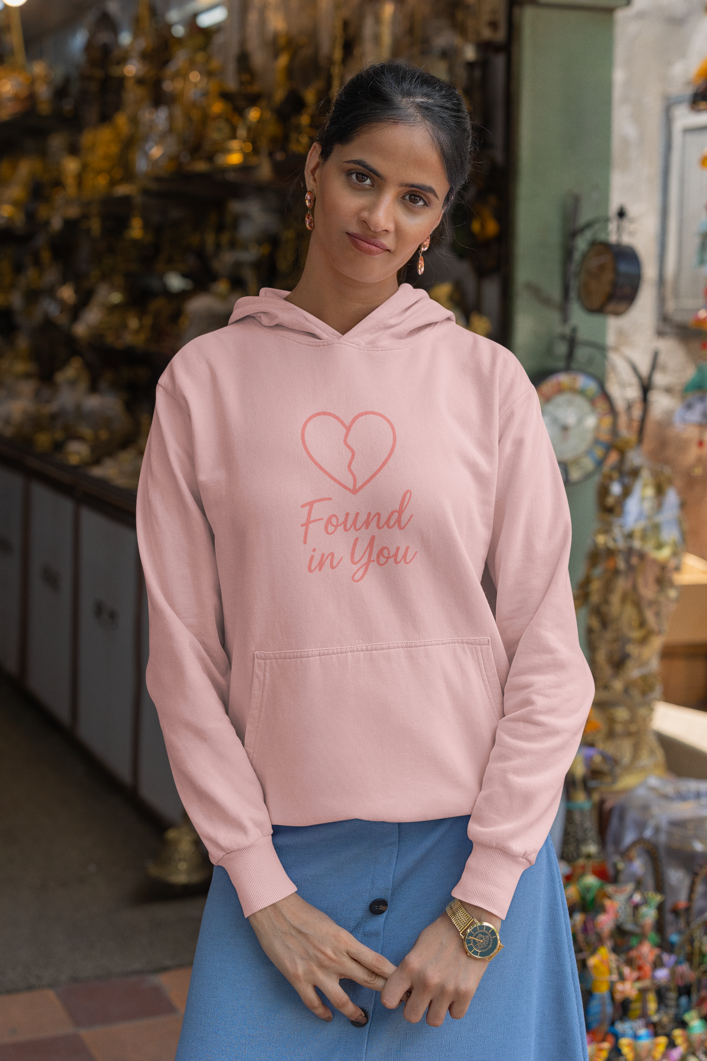 Women’s Romantic Hoodie – "Found in You" | AYIRRA Love Collection