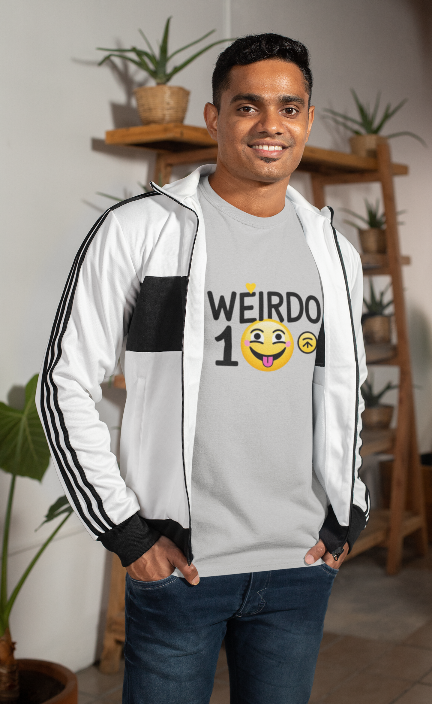 Weirdo 1 Emoji T-Shirt – Because Love is Crazy Fun