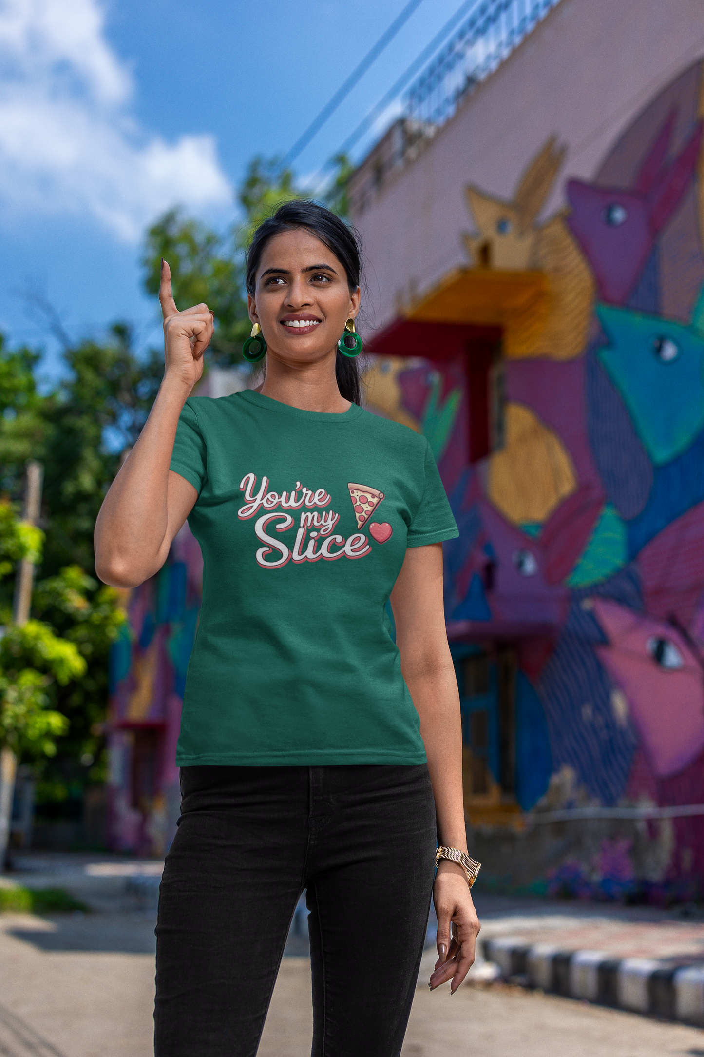 You’re My Slice T-Shirt – A Cheesy Cute Gift for Her