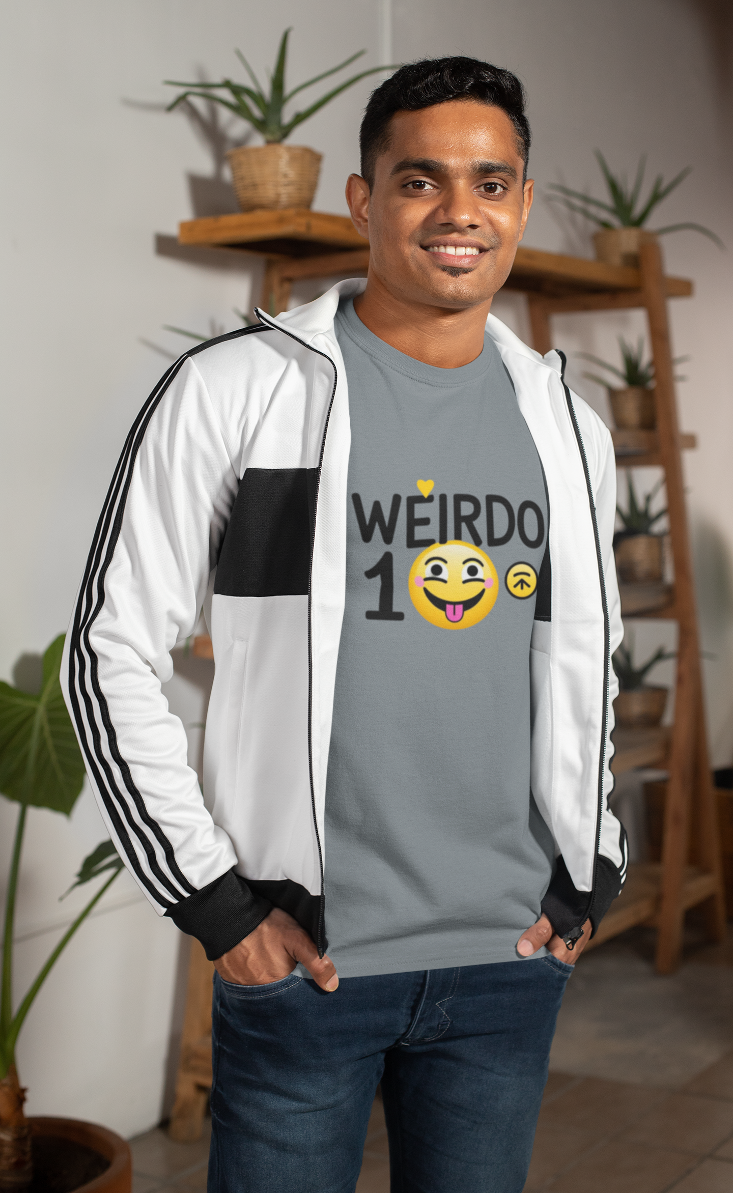 Weirdo 1 Emoji T-Shirt – Because Love is Crazy Fun