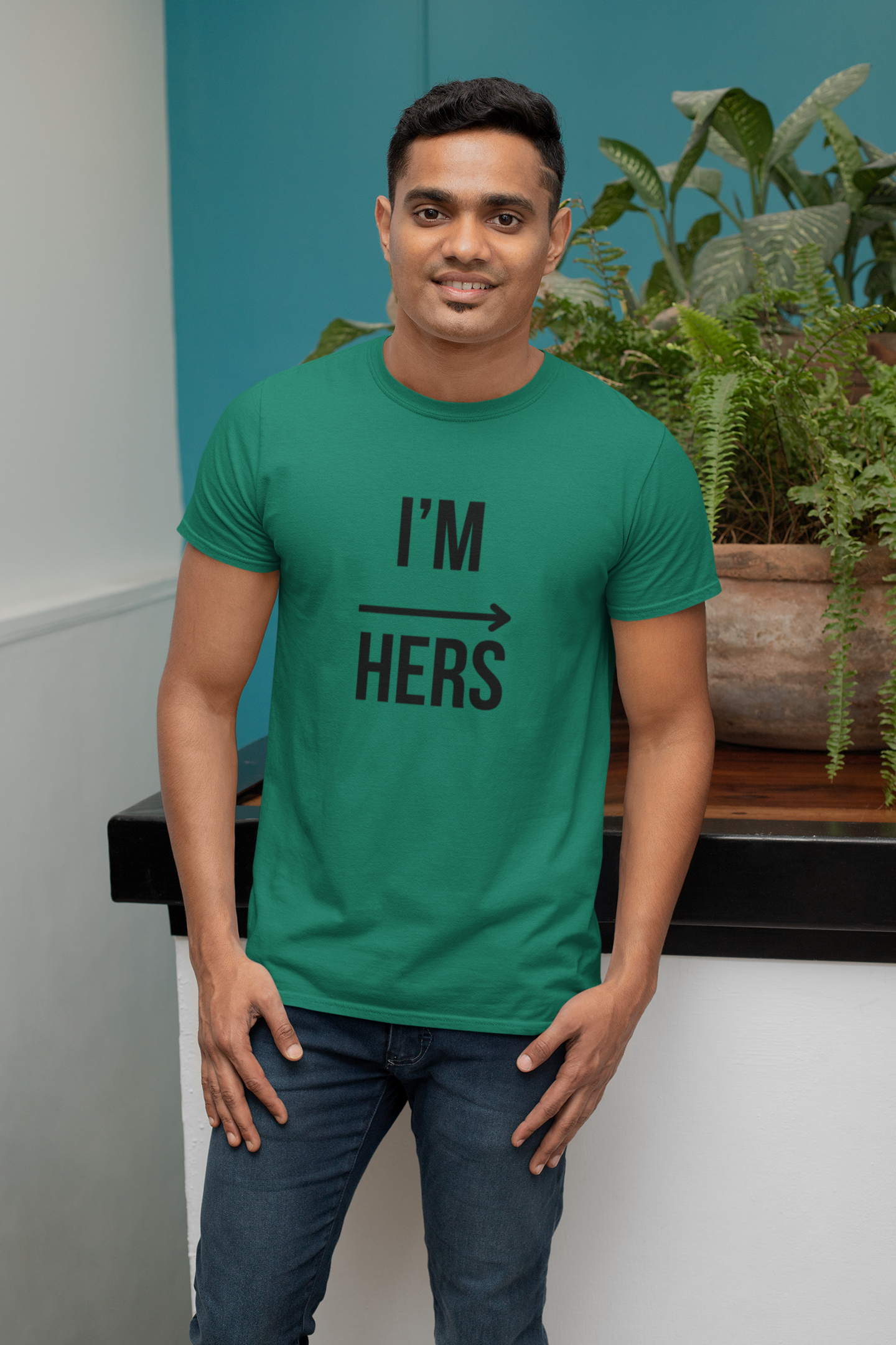 I’m Hers Couple T-Shirt – Bold & Playful Statement Tee for Him